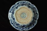 Fine Chinese Blue and White Basin Wanli Mark